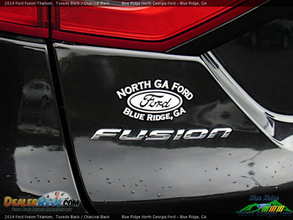 2014 Ford Fusion Titanium Tuxedo Black / Charcoal Black Photo #31