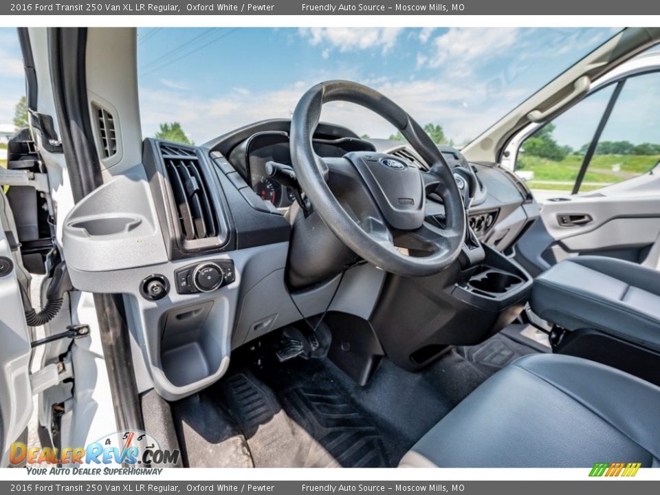 Pewter Interior - 2016 Ford Transit 250 Van XL LR Regular Photo #19