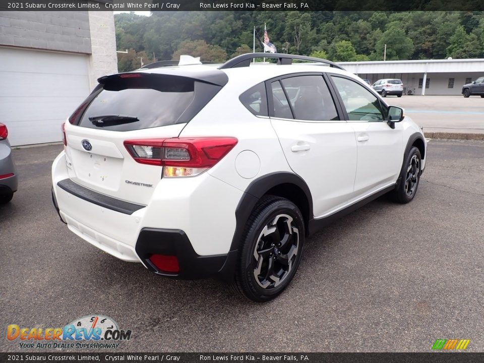 2021 Subaru Crosstrek Limited Crystal White Pearl / Gray Photo #2