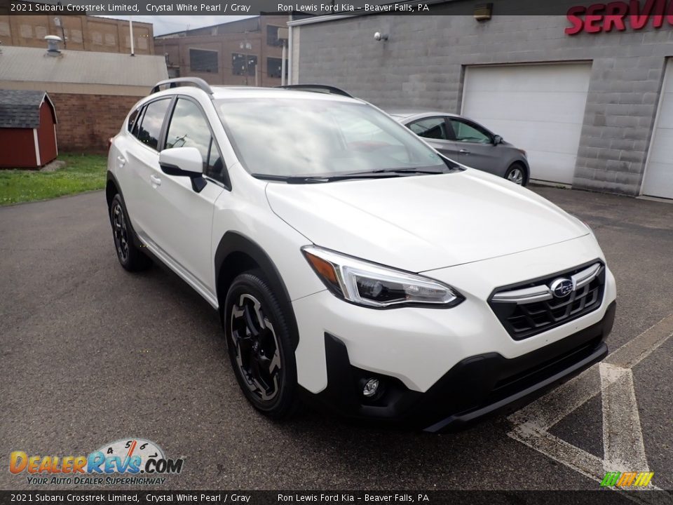 2021 Subaru Crosstrek Limited Crystal White Pearl / Gray Photo #3