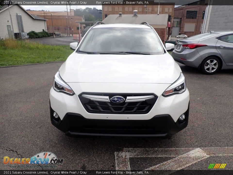 2021 Subaru Crosstrek Limited Crystal White Pearl / Gray Photo #4