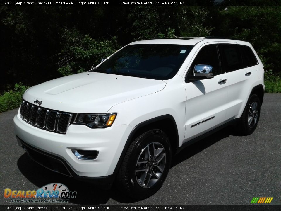 2021 Jeep Grand Cherokee Limited 4x4 Bright White / Black Photo #2