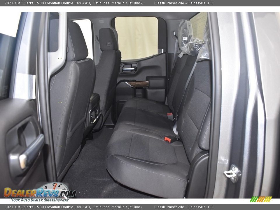 2021 GMC Sierra 1500 Elevation Double Cab 4WD Satin Steel Metallic / Jet Black Photo #7