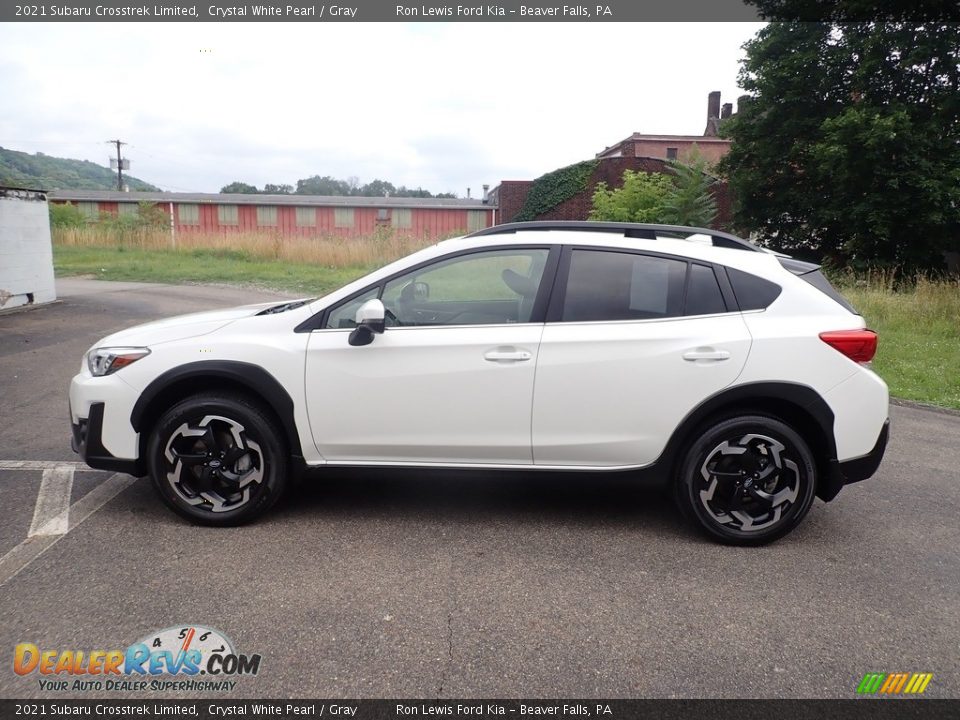 Crystal White Pearl 2021 Subaru Crosstrek Limited Photo #6