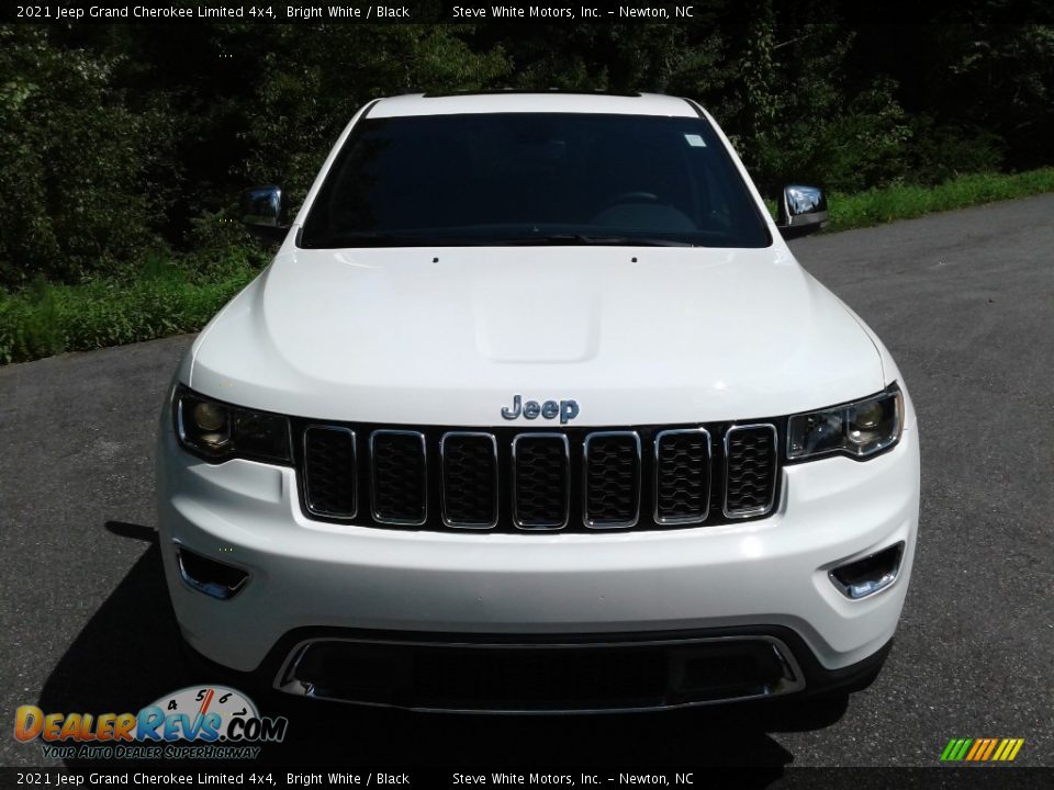 2021 Jeep Grand Cherokee Limited 4x4 Bright White / Black Photo #3