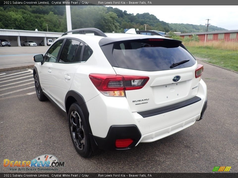 2021 Subaru Crosstrek Limited Crystal White Pearl / Gray Photo #7