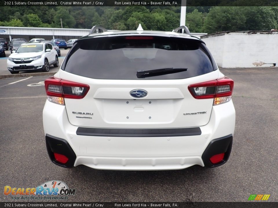 2021 Subaru Crosstrek Limited Crystal White Pearl / Gray Photo #8