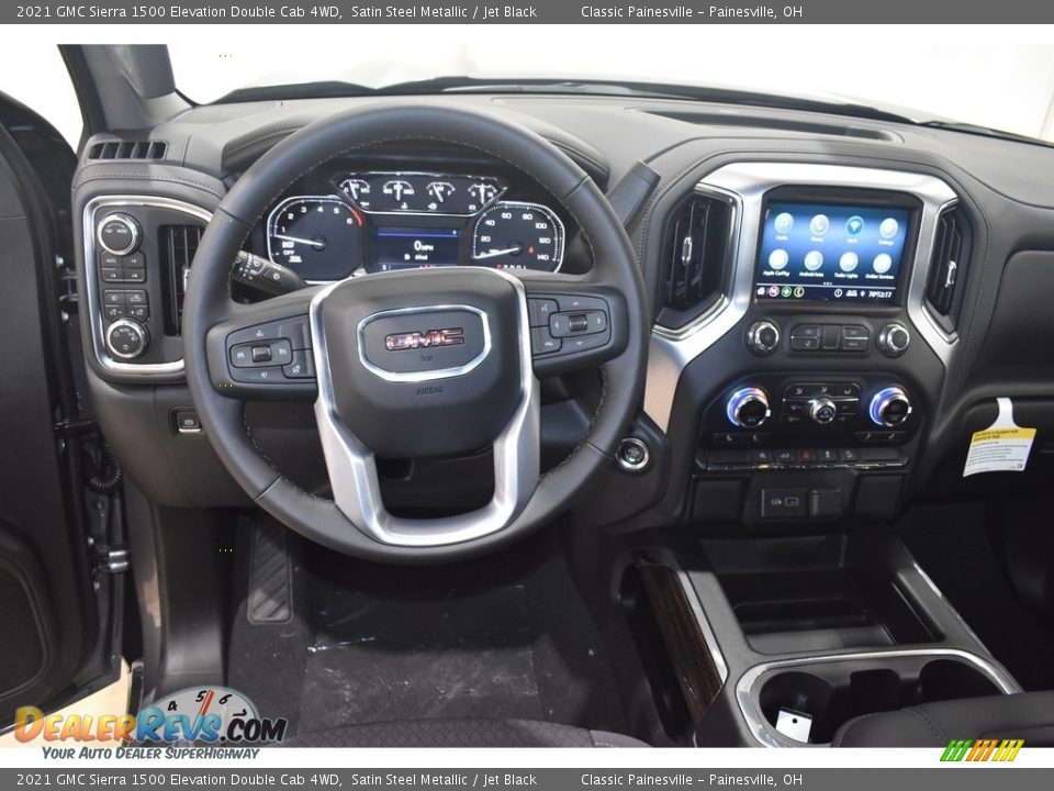 2021 GMC Sierra 1500 Elevation Double Cab 4WD Satin Steel Metallic / Jet Black Photo #10