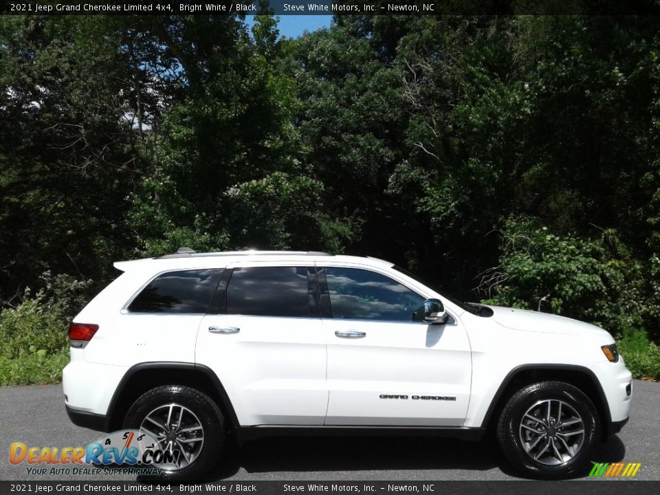 2021 Jeep Grand Cherokee Limited 4x4 Bright White / Black Photo #5