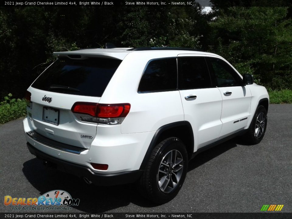 2021 Jeep Grand Cherokee Limited 4x4 Bright White / Black Photo #6