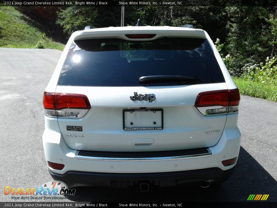 2021 Jeep Grand Cherokee Limited 4x4 Bright White / Black Photo #7