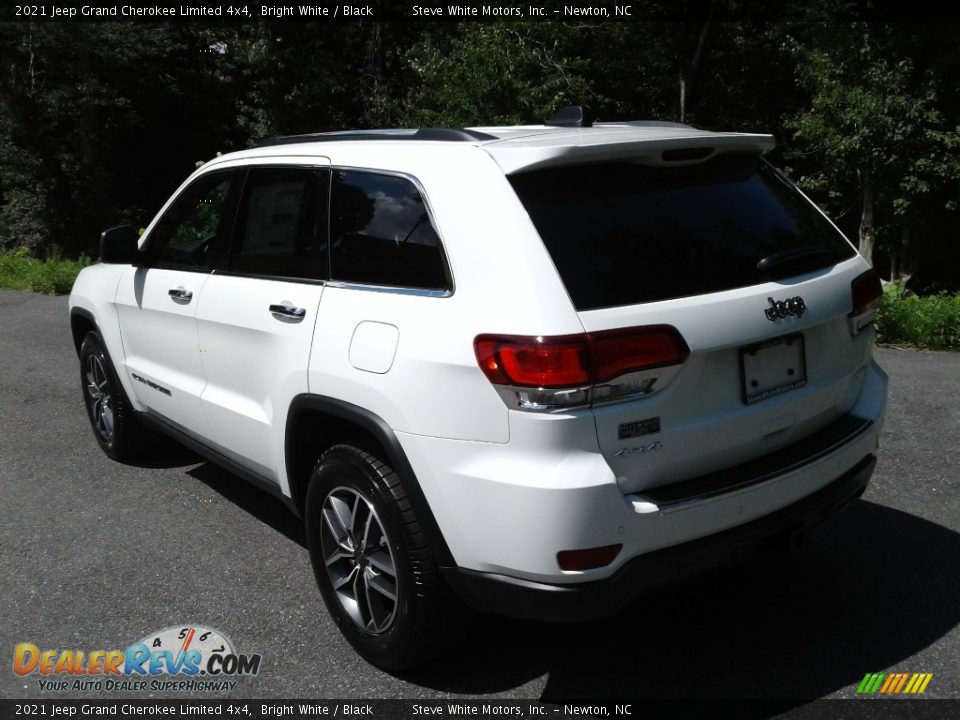 2021 Jeep Grand Cherokee Limited 4x4 Bright White / Black Photo #8