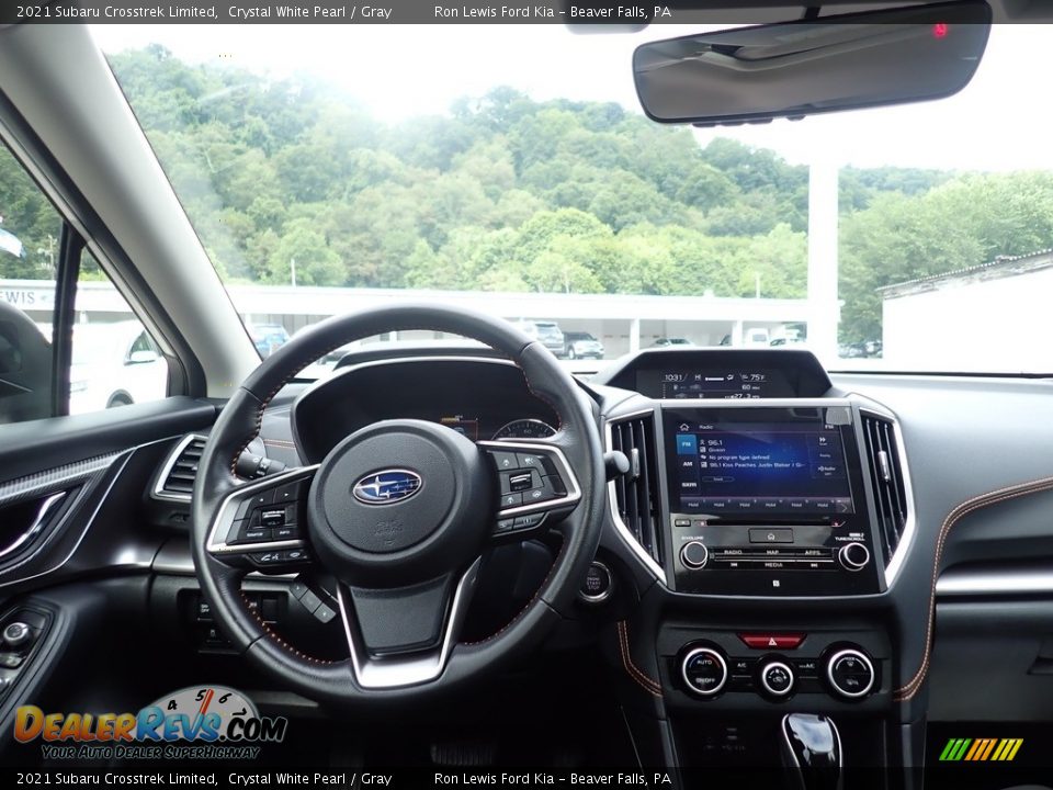 2021 Subaru Crosstrek Limited Crystal White Pearl / Gray Photo #14