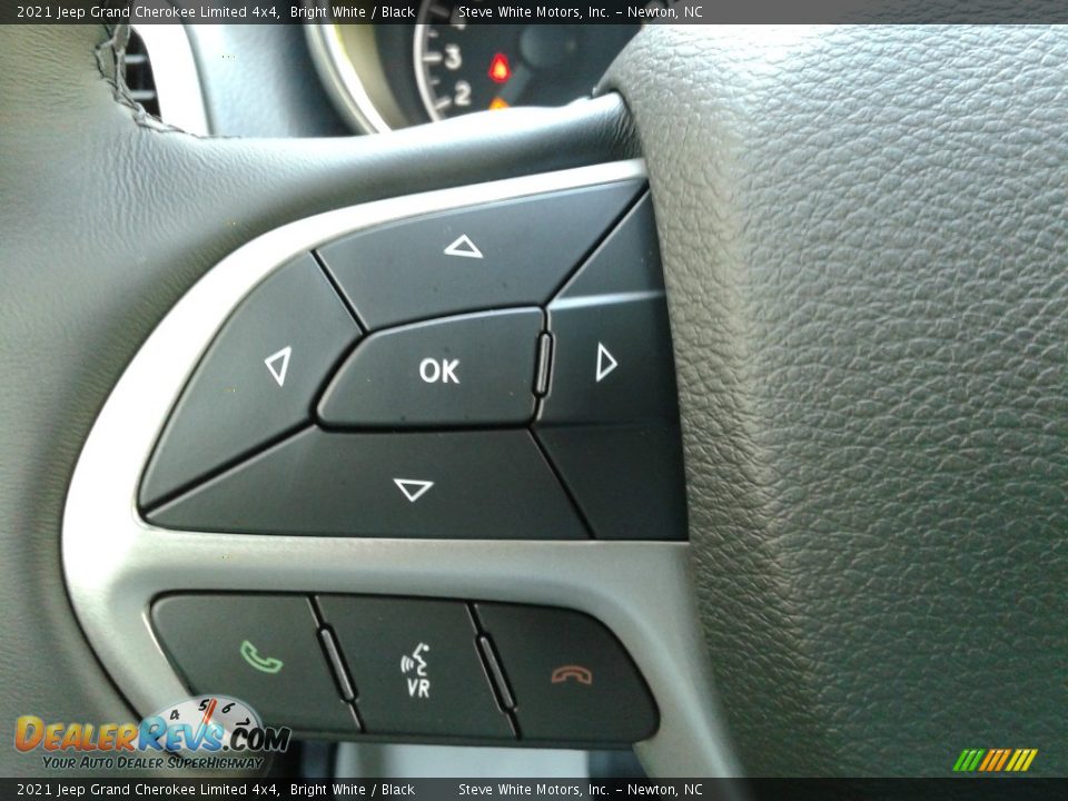 2021 Jeep Grand Cherokee Limited 4x4 Bright White / Black Photo #19