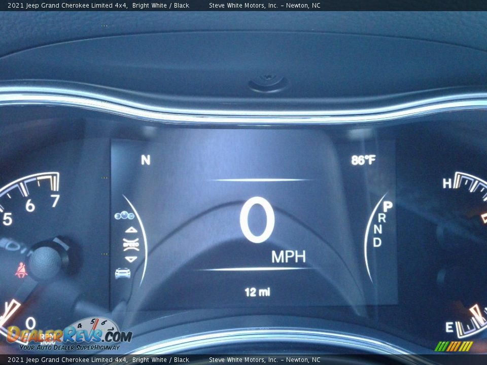 2021 Jeep Grand Cherokee Limited 4x4 Bright White / Black Photo #21