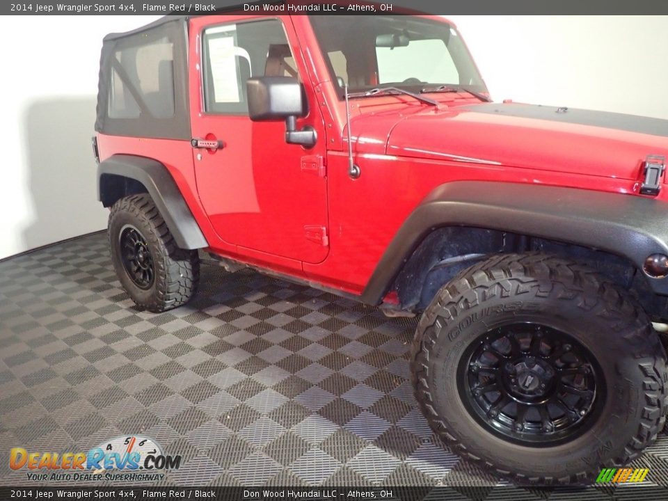 2014 Jeep Wrangler Sport 4x4 Flame Red / Black Photo #3