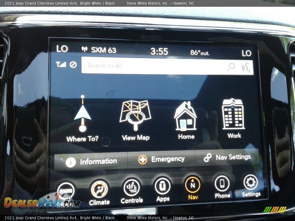 2021 Jeep Grand Cherokee Limited 4x4 Bright White / Black Photo #23