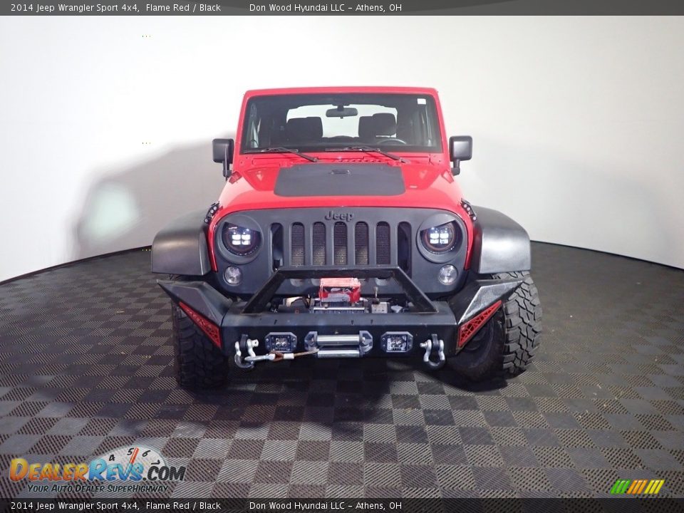 2014 Jeep Wrangler Sport 4x4 Flame Red / Black Photo #4