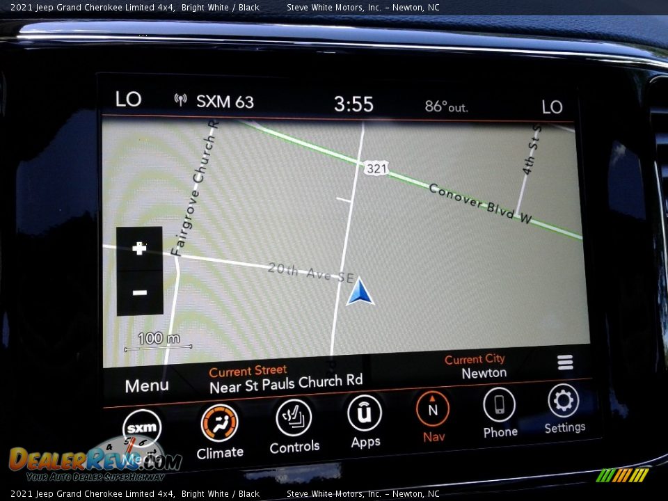 2021 Jeep Grand Cherokee Limited 4x4 Bright White / Black Photo #24