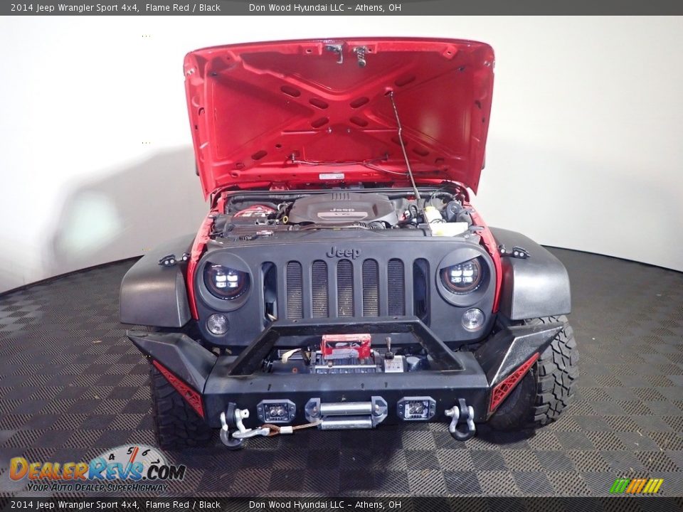 2014 Jeep Wrangler Sport 4x4 Flame Red / Black Photo #5