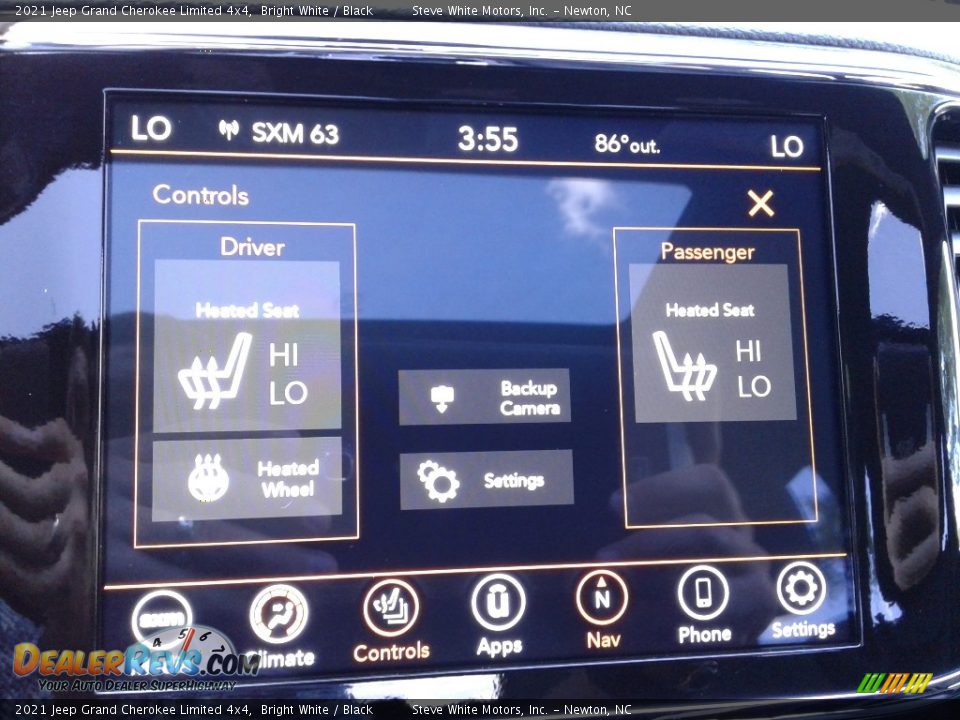 2021 Jeep Grand Cherokee Limited 4x4 Bright White / Black Photo #25
