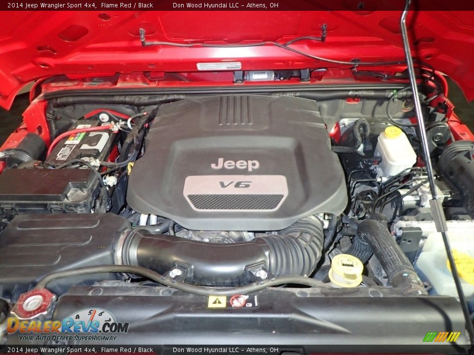 2014 Jeep Wrangler Sport 4x4 Flame Red / Black Photo #6