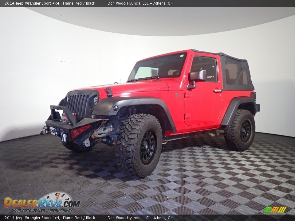 2014 Jeep Wrangler Sport 4x4 Flame Red / Black Photo #7