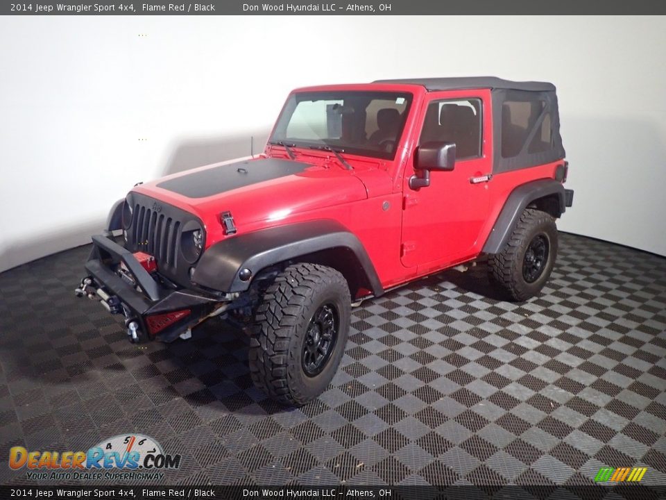 2014 Jeep Wrangler Sport 4x4 Flame Red / Black Photo #8