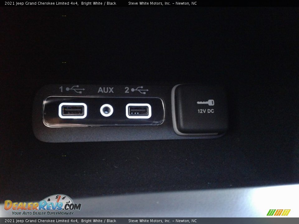 2021 Jeep Grand Cherokee Limited 4x4 Bright White / Black Photo #28