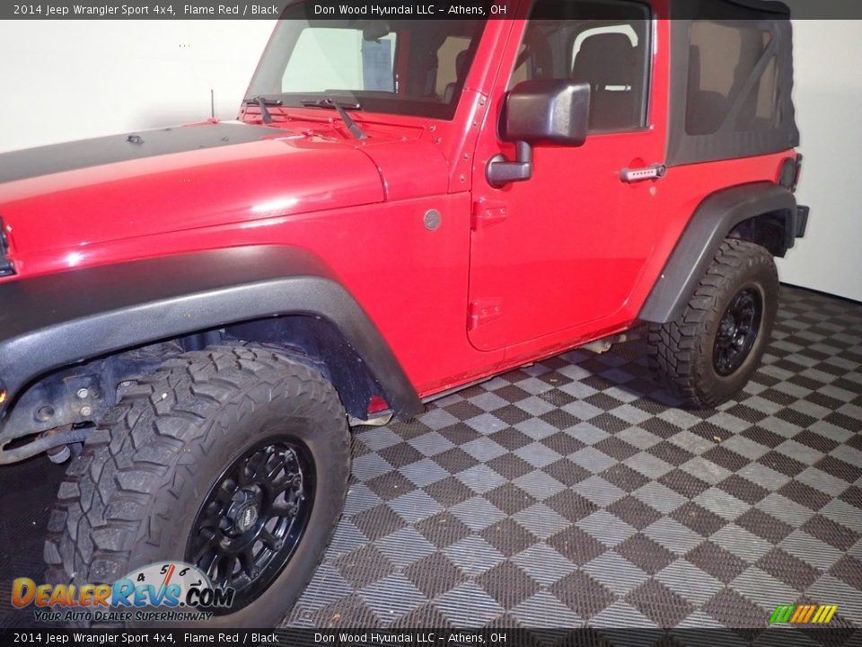 2014 Jeep Wrangler Sport 4x4 Flame Red / Black Photo #9