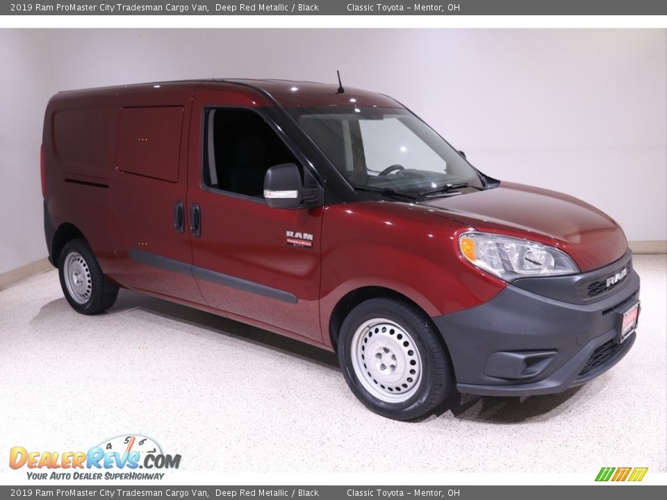 2019 Ram ProMaster City Tradesman Cargo Van Deep Red Metallic / Black Photo #1
