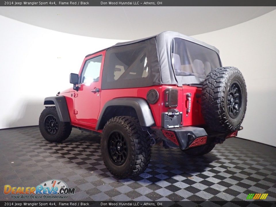 2014 Jeep Wrangler Sport 4x4 Flame Red / Black Photo #10