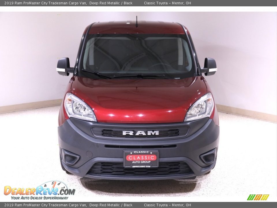 2019 Ram ProMaster City Tradesman Cargo Van Deep Red Metallic / Black Photo #2