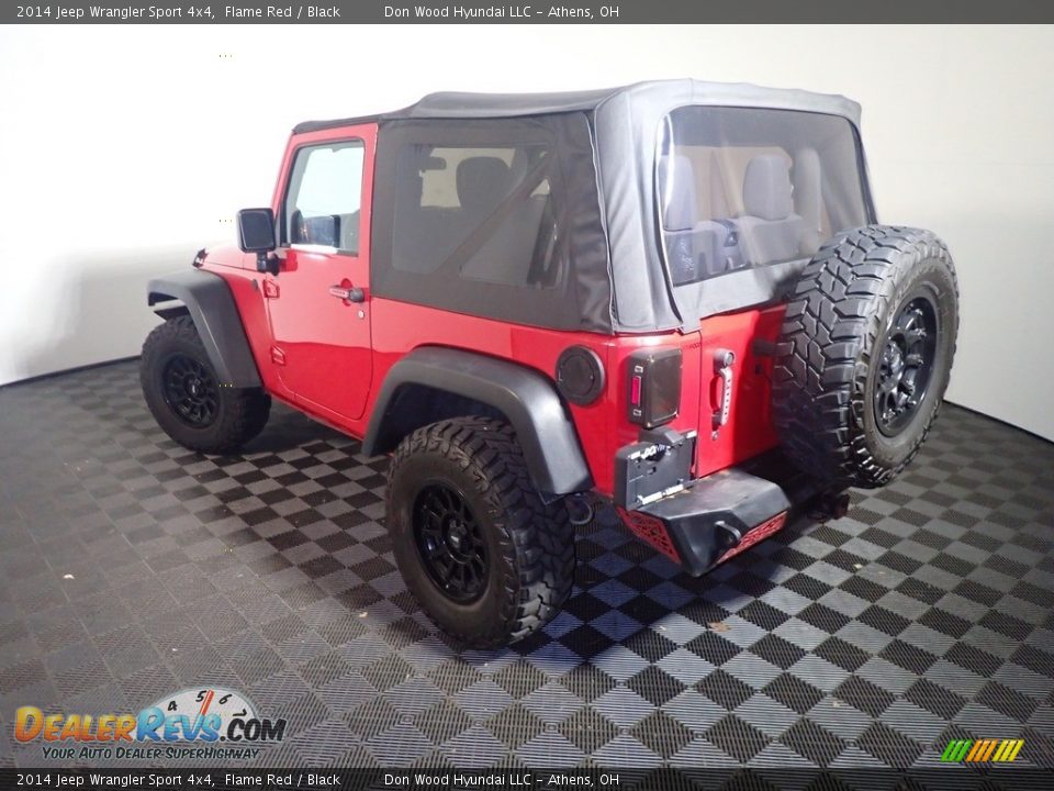2014 Jeep Wrangler Sport 4x4 Flame Red / Black Photo #11