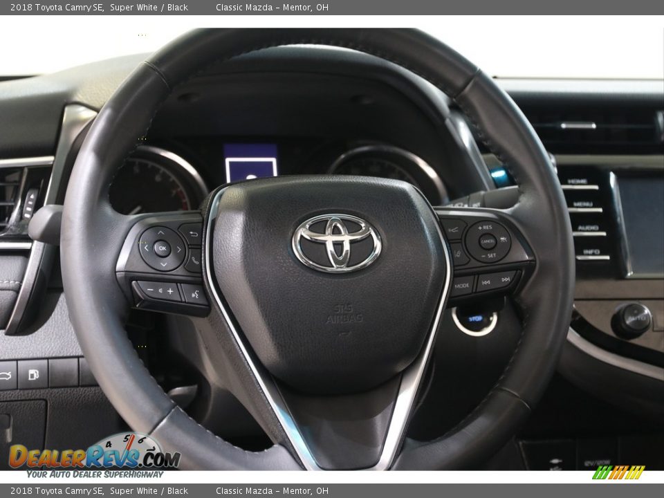 2018 Toyota Camry SE Super White / Black Photo #7