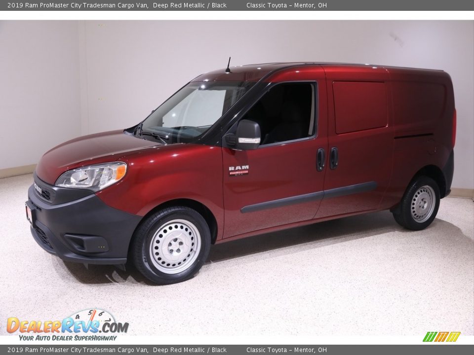 2019 Ram ProMaster City Tradesman Cargo Van Deep Red Metallic / Black Photo #3