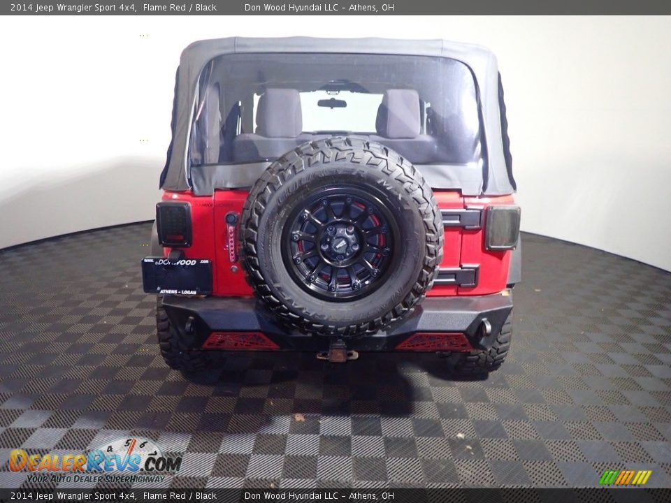 2014 Jeep Wrangler Sport 4x4 Flame Red / Black Photo #12