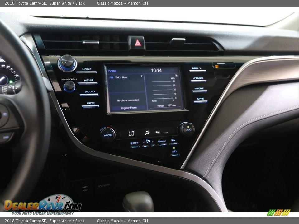 2018 Toyota Camry SE Super White / Black Photo #8