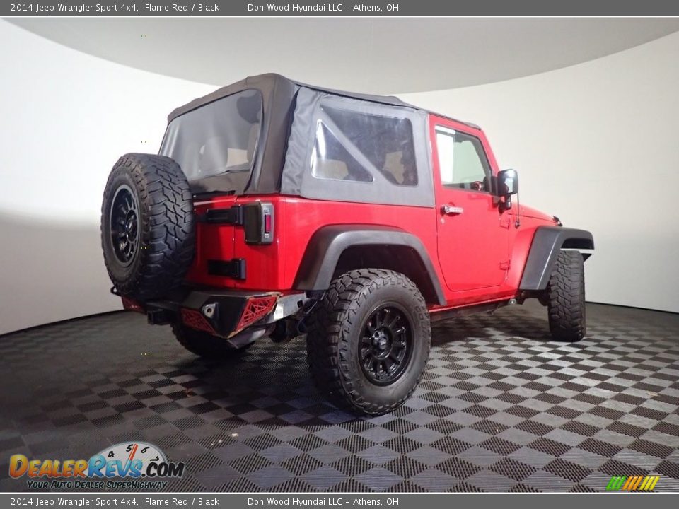2014 Jeep Wrangler Sport 4x4 Flame Red / Black Photo #14