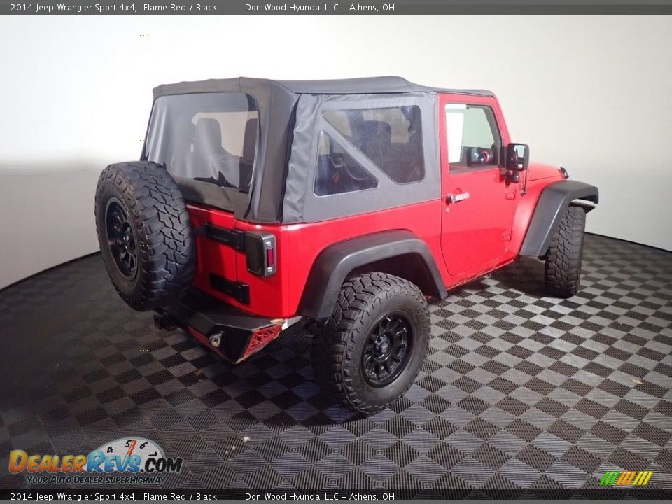 2014 Jeep Wrangler Sport 4x4 Flame Red / Black Photo #15