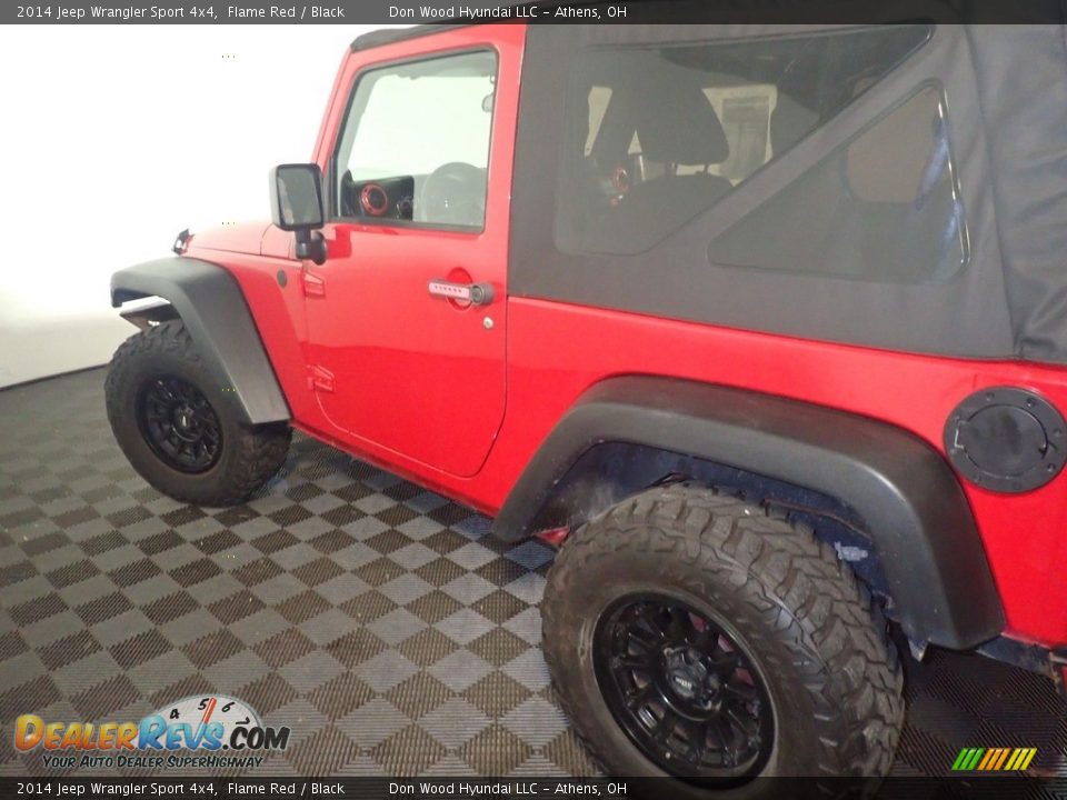 2014 Jeep Wrangler Sport 4x4 Flame Red / Black Photo #16