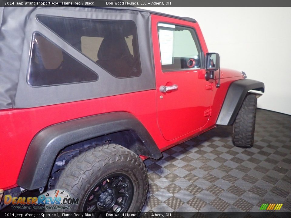 2014 Jeep Wrangler Sport 4x4 Flame Red / Black Photo #17