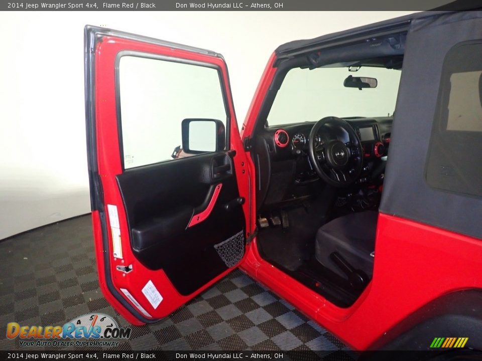 2014 Jeep Wrangler Sport 4x4 Flame Red / Black Photo #18