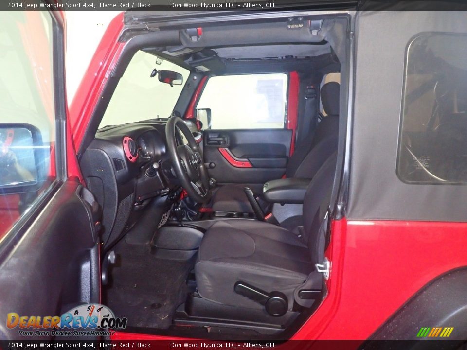 2014 Jeep Wrangler Sport 4x4 Flame Red / Black Photo #19
