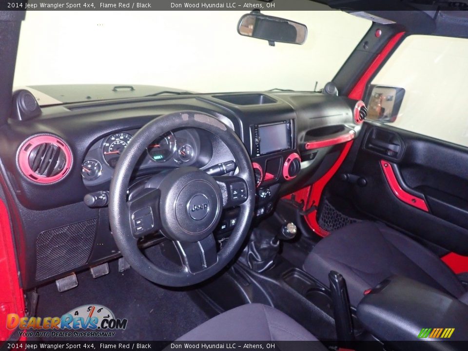 2014 Jeep Wrangler Sport 4x4 Flame Red / Black Photo #21