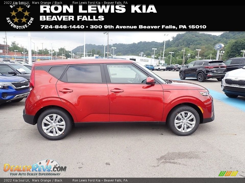 2022 Kia Soul LX Mars Orange / Black Photo #1