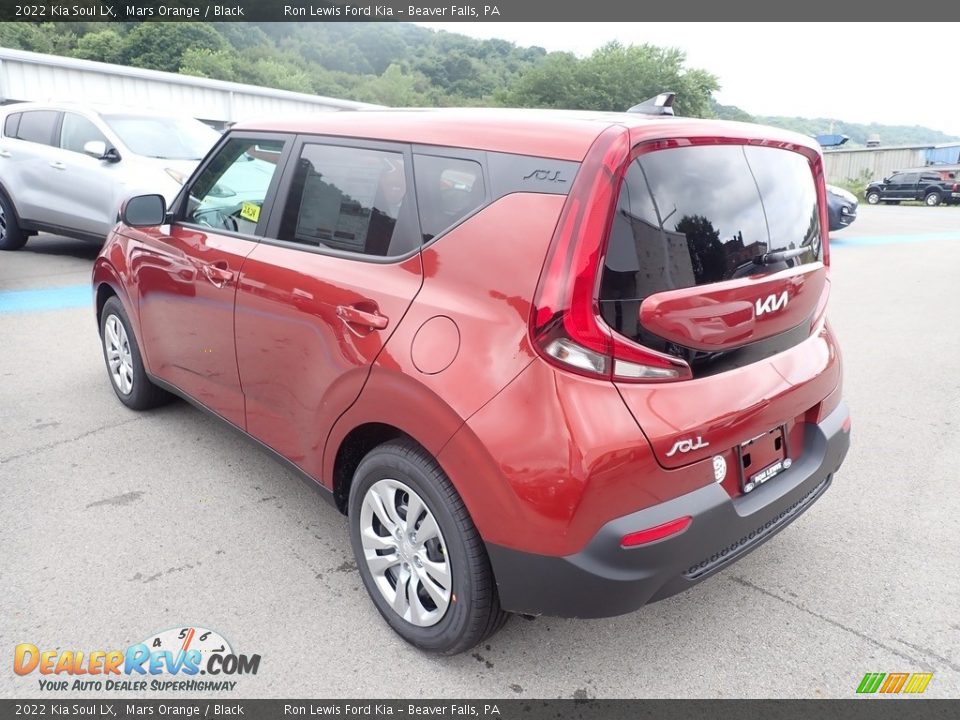 2022 Kia Soul LX Mars Orange / Black Photo #7