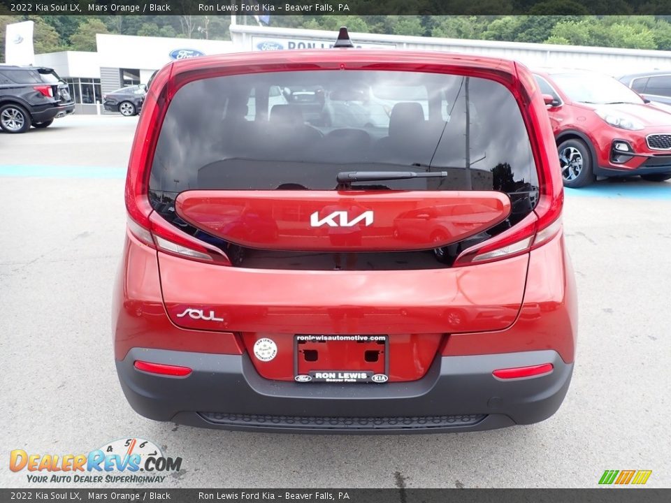 2022 Kia Soul LX Mars Orange / Black Photo #8