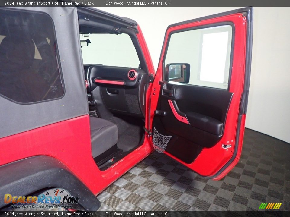 2014 Jeep Wrangler Sport 4x4 Flame Red / Black Photo #31