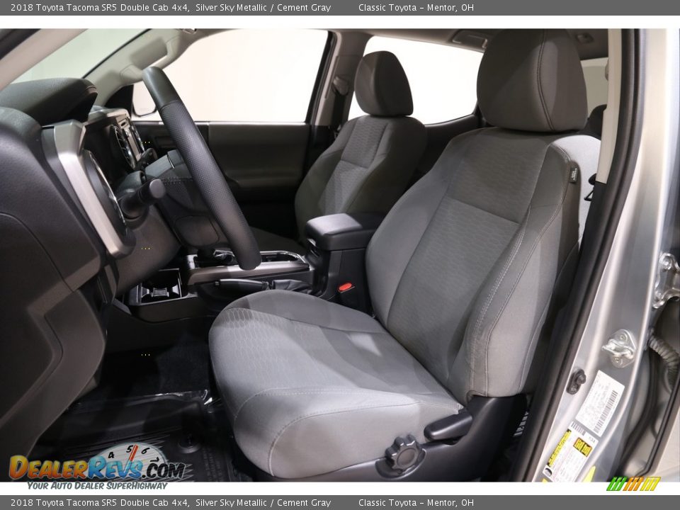 2018 Toyota Tacoma SR5 Double Cab 4x4 Silver Sky Metallic / Cement Gray Photo #5
